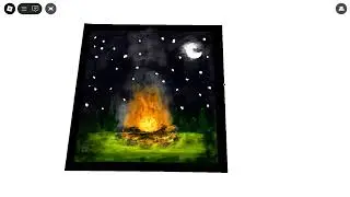 Renaissance Camp Fire In Roblox Free Draw! (Drawn W/ A Mouse!)