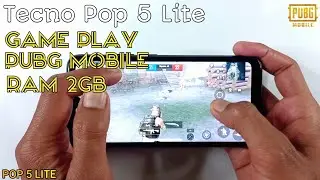 Tecno Pop 5 Lite Game Play | Pubg Mobile, Gyro Test And Graphics Test, Ram 2Gb
