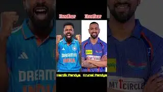 Indian cricketer ( Indian cricketer and his brother their real name ) #viral #cricket