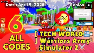 ALL Codes Work Warriors Army Simulator 2 Roblox, April 9, 2025