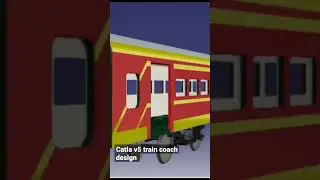 Catia v5 train coach design #catia #catiav5tutorial #catiav5 #design #designtutorial #railcar