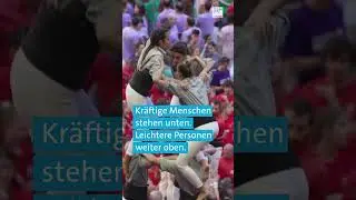 Castells: Die Tradition der Menschent&uuml;rme | BR24 #Shorts