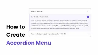 How to Create Responsive Accordion Menu Using HTML & CSS