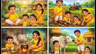 &ldquo;Gaon Ki Zindagi 🌾 | Happy Family Daily Routine | Village Lifestyle 🏡