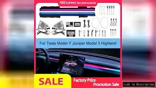 Dynamic Ambient Light for Tesla Model Y Juniper and Model 3 Highland Enhanced Dynamic Dash Ambient L