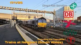 Trains at Newport (South Wales) (17/1/26)