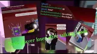 Toxic player beaten by a noob In funky friday and rage quits