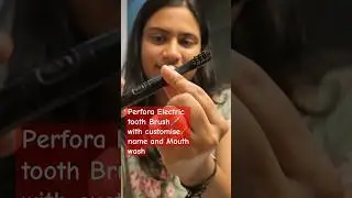 Perfora Electric toothbrush 🪥 & mouth wash #ytshorts #ashortaday #sharktankproducts #sharktank #yt