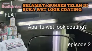 🔴 WET LOOK Clear coat [clear jahat] clear coating mobil