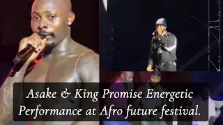 Asake & King Promise thrilling and energetic performance at Afrofuture Festival 2025 🔥😭 #asake 