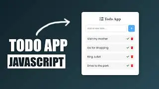 Advanced Todo App using HTML CSS and JavaScript