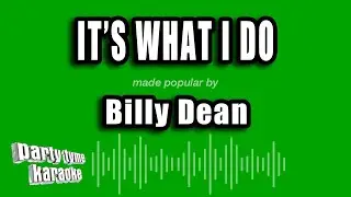 Billy Dean - It's What I Do (Karaoke Version)