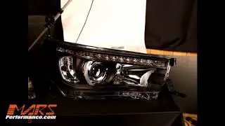 Mars Performance LED Real DRL Projector Head Lights with Sequential indicators for Toyota Hilux Revo