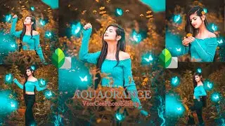 Snapseed New Tricks Aqua & Orange Photo Editing | Snapseed Butterfly Glowing Effect Photo Editing