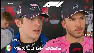 FRANCO COLAPINTO🇦🇷 PIERRE GASLY🇫🇷 MEXICO GP 2025 ALPINE F1 POST CARRERA