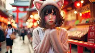 Sad Cat Baby Girl
