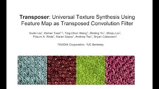 Transposer: Universal Texture Synthesis Using Feature Maps as Transposed Convolution Filter