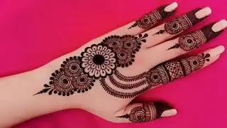 Arabic back hand mehandi design for 2025 Ramadan #ramadan2026 