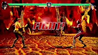 Mortal Kombat vs DC Universe, gameplay, Catwoman vs Sonya