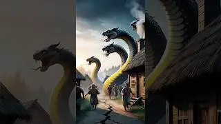 The Five-Headed Serpent Awakens | Giant Monster Attack CGI #usshorts #shortsfeed