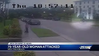 Video shows senior citizen injured in violent robbery in West Palm Beach