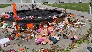 Memorial grows as Canada mourns discovery of remains of indigenous residential children