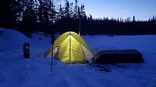 Late Winter Hot Tent Overnighter