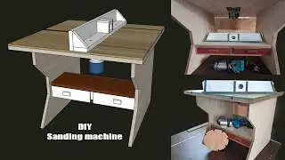 Мини-фрезерный стол // Стол для обрезки в деревообработке.