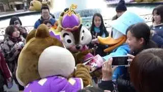 サイン出来たドナと、それを称える？チデ　ディズニーシー　2014 TDS
