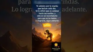 Sigue adelante 🐢✨#Motivaci&oacute;n #Sue&ntilde;os #Perseverancia #NuncaTeRindas #Inspiraci&oacute;nDiaria