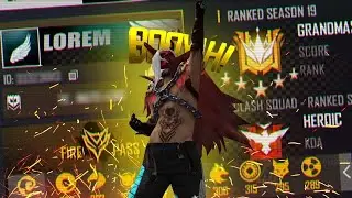 Lorem Free Fire | Awm King Lorem is Back | Lorem handcam