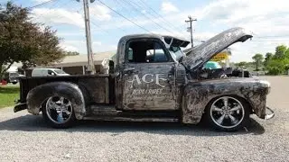 Mike Rutherford's Cool '51 Chevy 3100 Hot Rod/Rat Rod Pickup Truck LS Swap