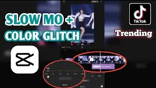 HOW TO MAKE SLOW MOTION  + COLOR GLITCH IN CAPCUT | KJ tutorial