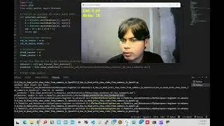 Eyeblink Counter Project | Python | OpenCV | dlib | SciPy | Robotics with Rajib