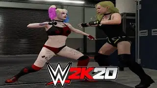 Harley Quinn v Black Canary! - WWE 2K20 Backstage Brawl