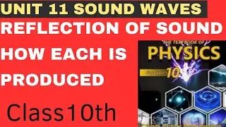 lecture #06 reflection of sound or echo class 10 chapter 11 Sindh text book board