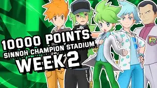 10000 pts Sinnoh Champion Stadium Week 2 Master Mode | Pokemon Masters EX | ポケマス
