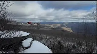 SANTA CLAUS SPOTTED ON PANTHER MOUNTAIN CHRISTMAS EVE IN THE CATSKILLS