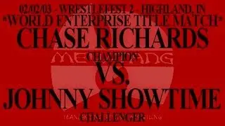Chase Richards vs. Johnny Showtime 02/02/03 [MEW Wrestling]