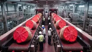 How Sugar Is Made From Sugar Beet 🌱 Complete Sugar Beet Processing Factory Tour