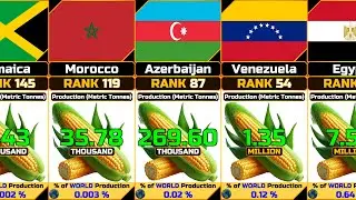 Corn Production (Annual) by Country [UPDATE]