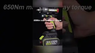 The Secret to Effortless Torque----Worx WU289 #worx #impactwrench #automotive #constructionindustry