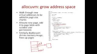 Operating Systems Lecture 28: Memory management of user processes in xv6