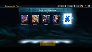 Pulling 10 Ancient Shards For Shredder Perfect Soul Champion Chase Tournament In RAID Shadow Legends