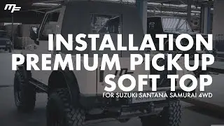 Premium MF pickup soft top for suzuki santana samurai 4WD