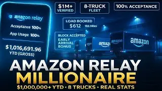Он зарабатывает 1 000 000 долларов в год на Amazon Relay! Вся правда о масштабировании до 8 грузо...