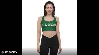 ****ALL NEW ITEMS**** DJD ESt. All-Over Print Longline Sports Bra 1