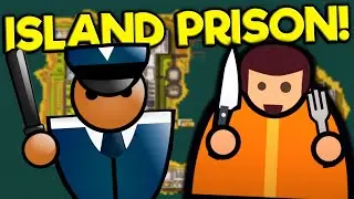 Escaping a Maximum Security Island Prison! - Prison Architect Island Bound DLC
