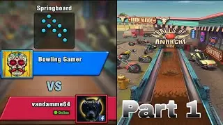 Ball of Anarchy Spring board Alley 1vs1 Challenge Bowling Crew -3D bowling game