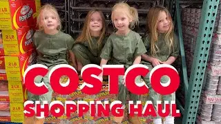 Costco SHOPPING Haul Without Mom! Did We Overdue It?